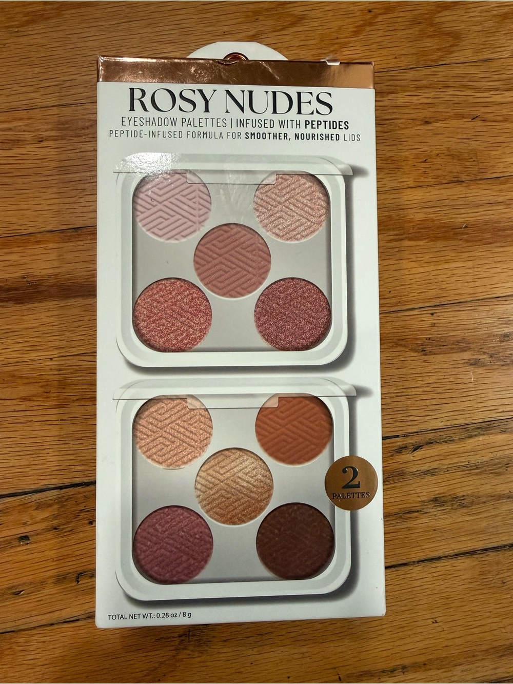 Rosy Nudes Eyeshadow Palette — Pink and Rose Shades
